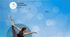 Desktop Screenshot of frontiergymnastics.com